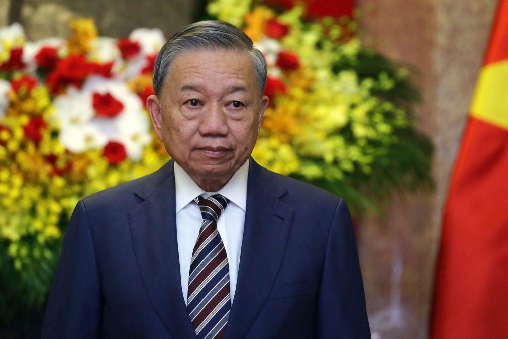 Presidente do Vietname To Lam designado chefe do Partido Comunista no poder