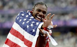 Noah Lyles campeão dos 100 metros, final decidida por milésimos em Paris2024