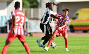 João Félix marca pelo Atlético de Madrid em particular com a Juventus