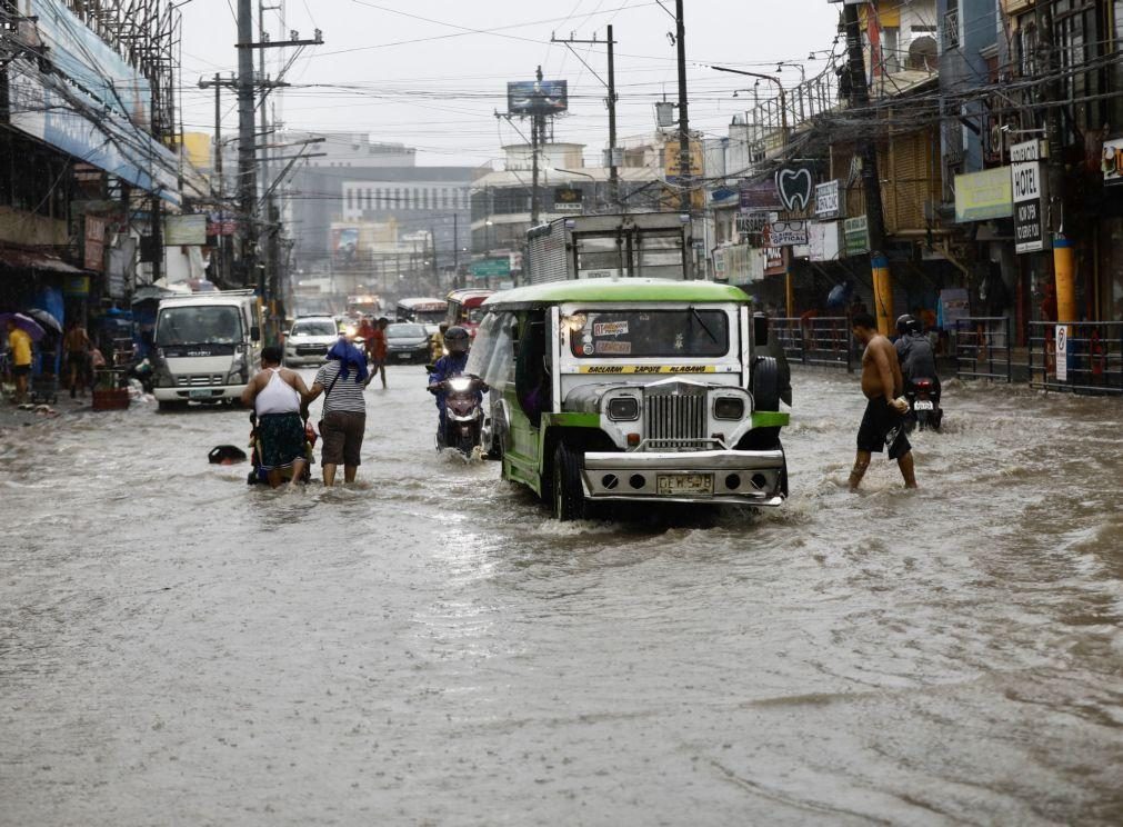 Dois mortos e 10 feridos em tempestade tropical na ilha filipina de Luzon