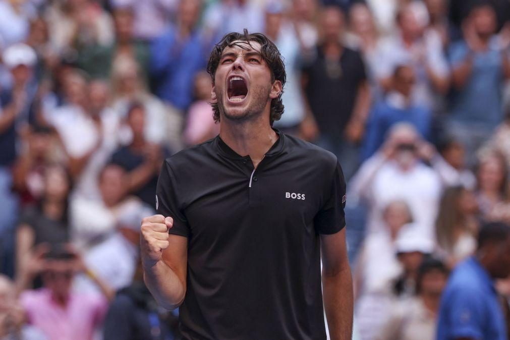 US Open: Norte-americano Taylor Fritz apura-se pela primeira vez para as 'meias'