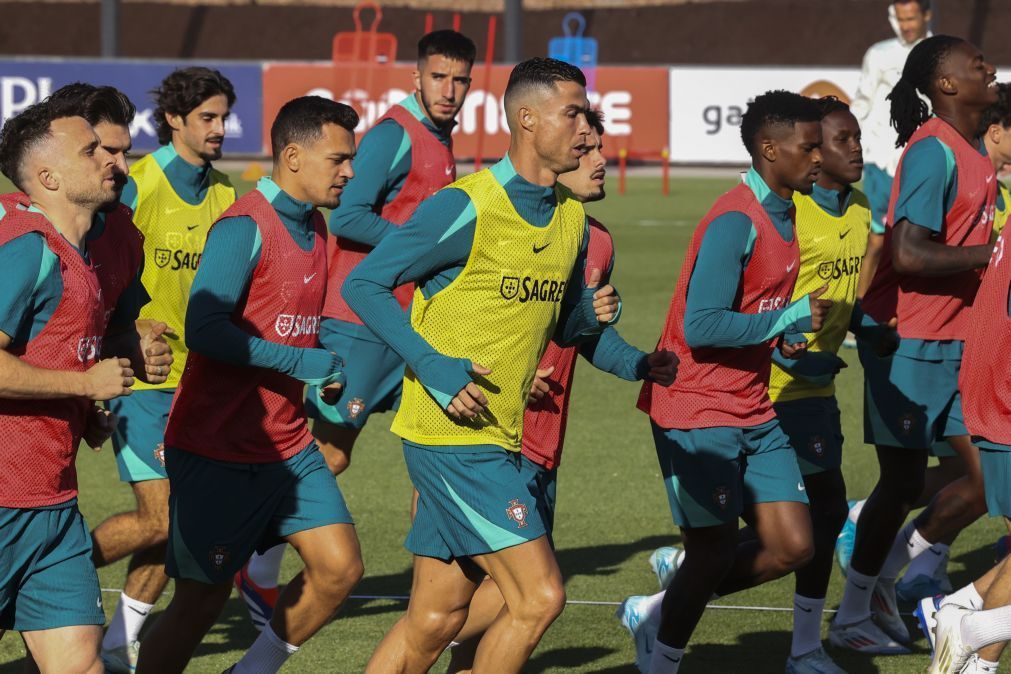 Portugal faz último treino antes da estreia com a Croácia