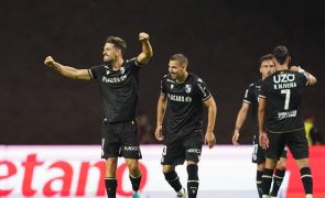 Vitória de Guimarães vence Braga na 'pedreira' e sobe ao terceiro lugar