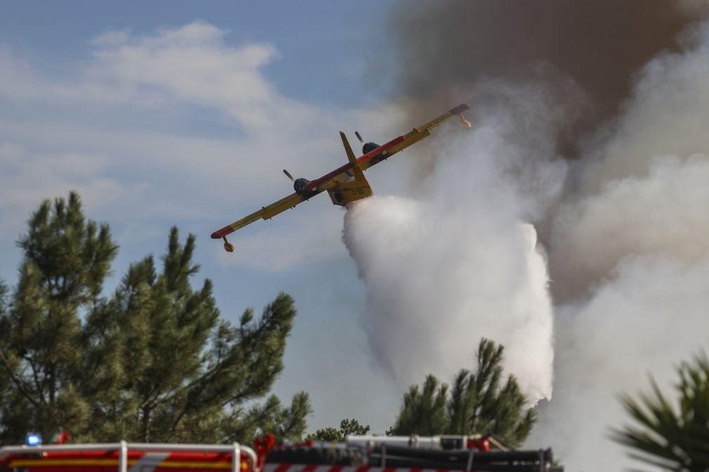 Fogo em Azeméis combatido por 506 operacionais, 4 bombeiros feridos