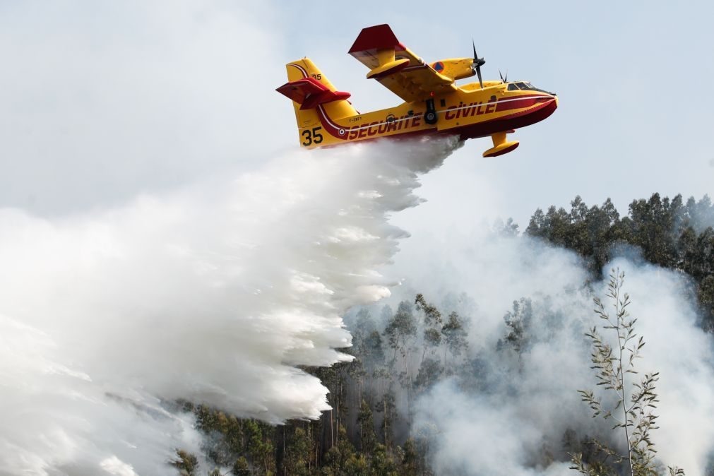 Fogos preocupam Norte e Centro com meios espanhóis em Castro Daire