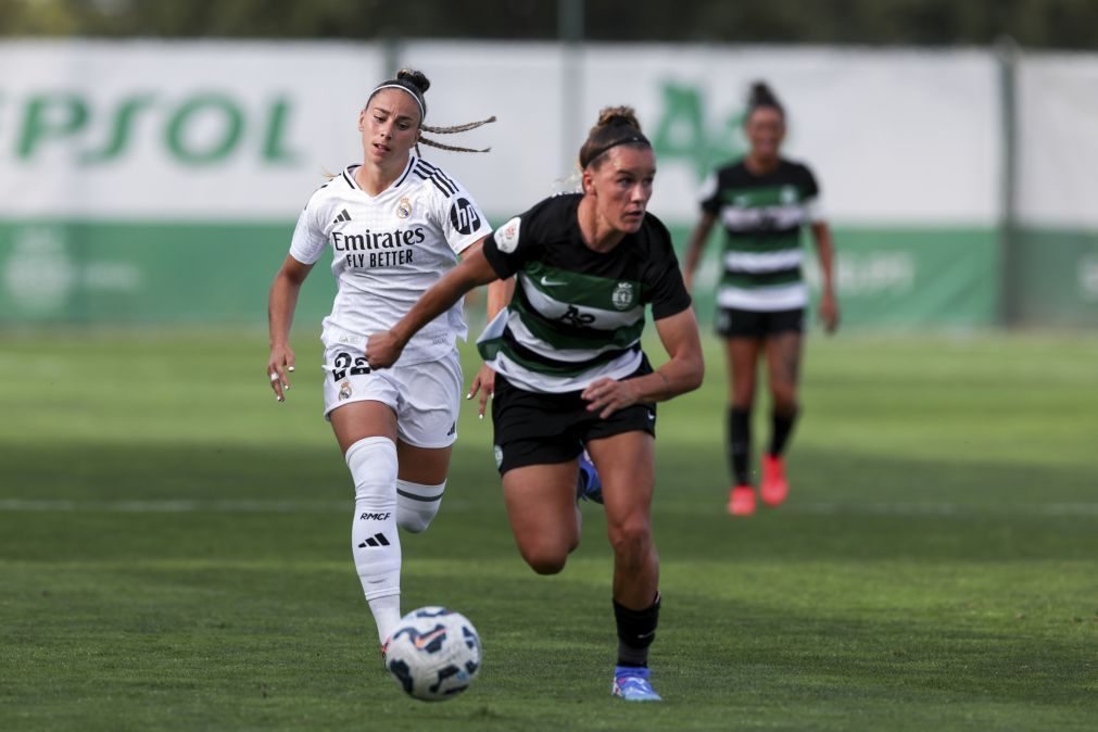 Sporting perde com Real Madrid na 'Champions' feminina com golo nos descontos