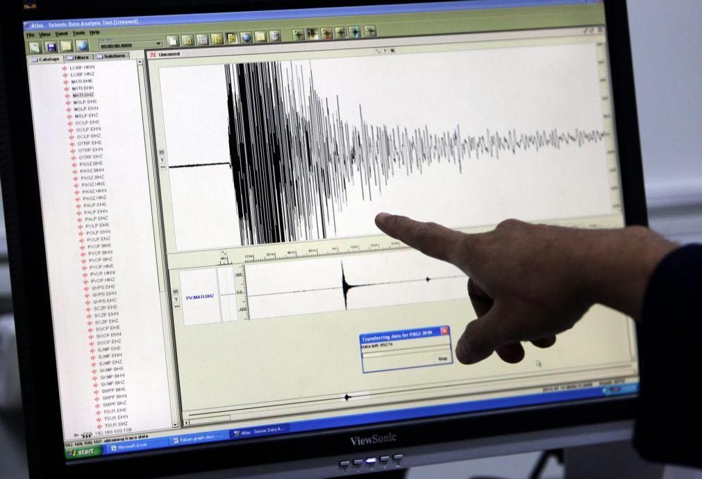 Sismo de magnitude 3,3 na escala de Richter sentido em Setúbal