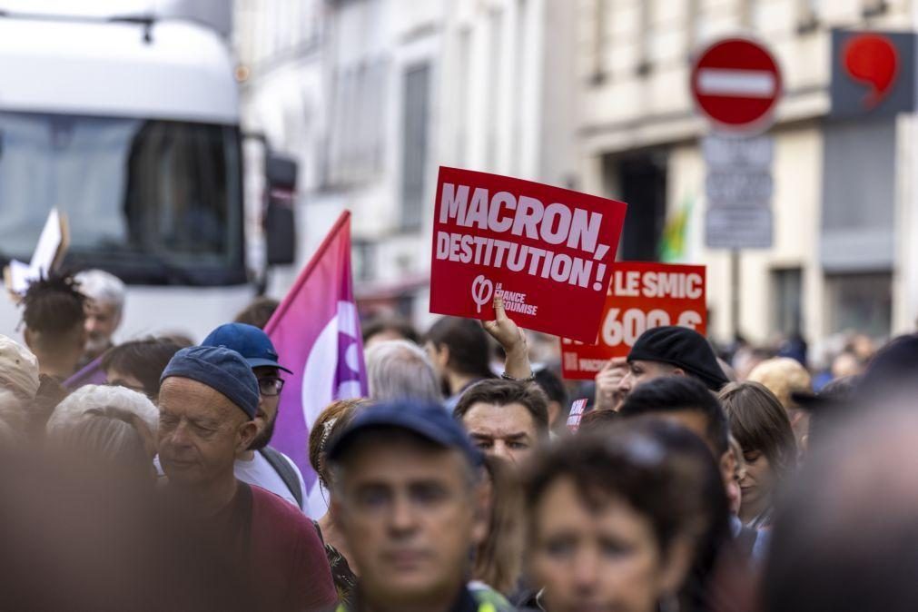 Manifestação contra o 