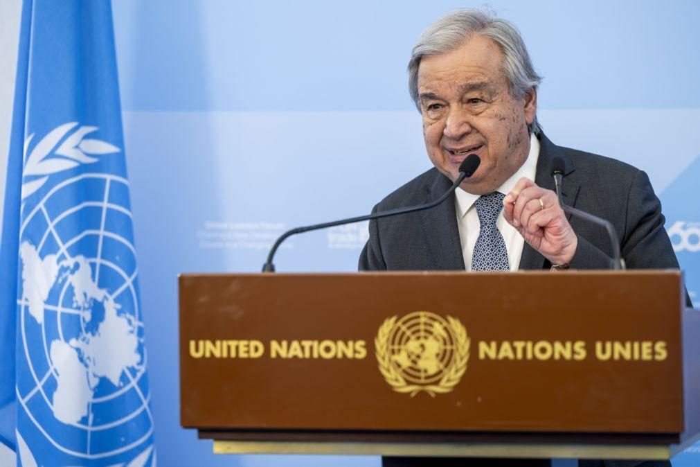 Guterres preocupado com segurança no Líbano e em Israel pede fim do conflito