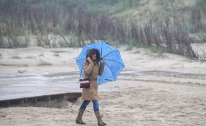 Seis distritos do continente sob aviso laranja por causa da chuva