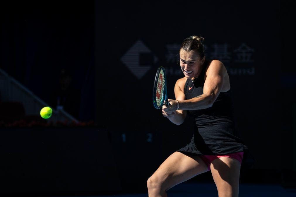 Tenista bielorrussa Sabalenka perde depois de 15 vitórias consecutivas