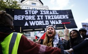 Manifestação pró-Palestina em Londres apela a cessar-fogo