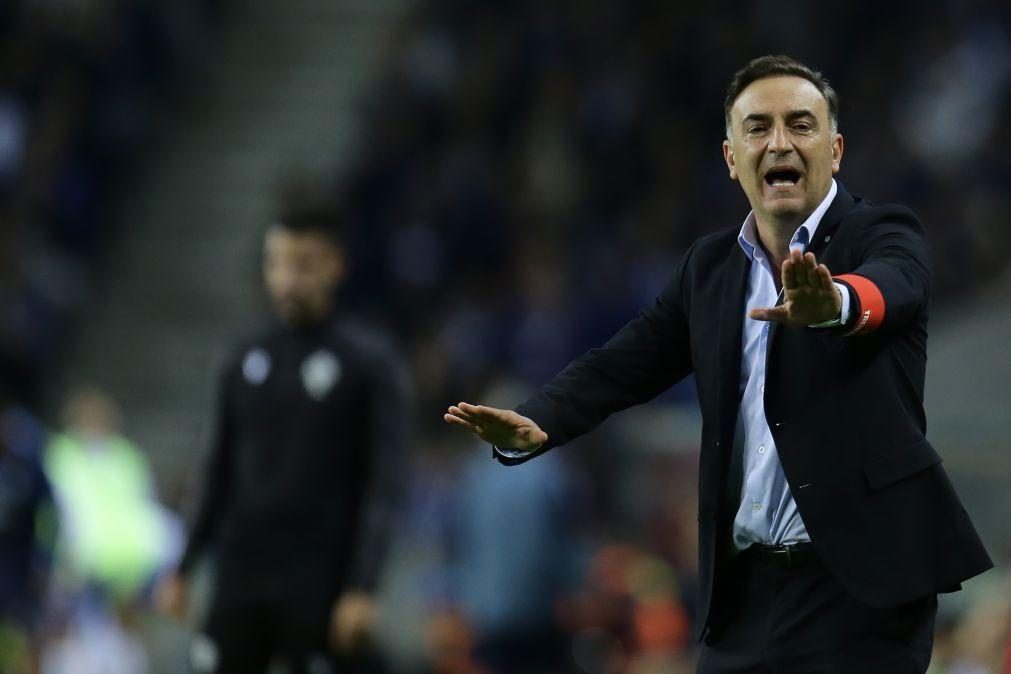 Carlos Carvalhal quer atitude competitiva forte para evitar surpresas na Taça