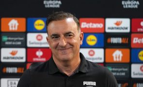 LE: Carlos Carvalhal diz que só um Sporting de Braga num dia bom poderá vencer