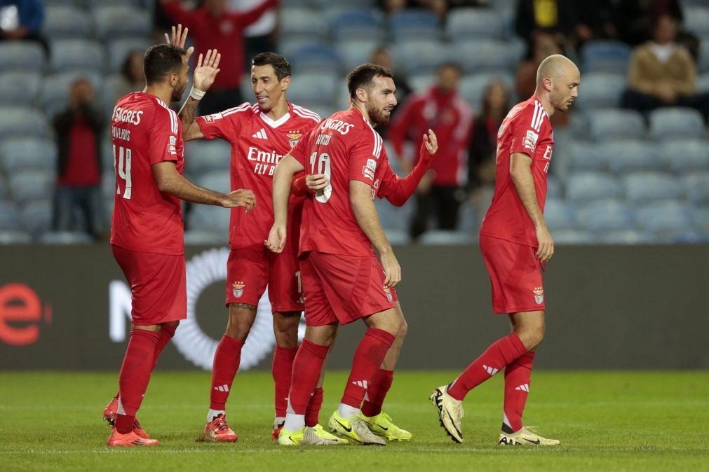 Benfica dá a volta ao resultado e vence lanterna-vermelha Farense