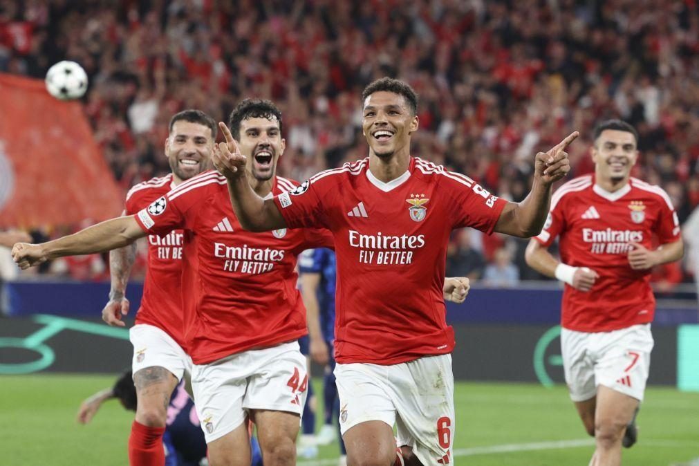 LC: Bah ausente do treino do Benfica na véspera do duelo com Bayern de Munique