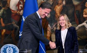 NATO: Rutte e Meloni de acordo sobre reforço do flanco sul