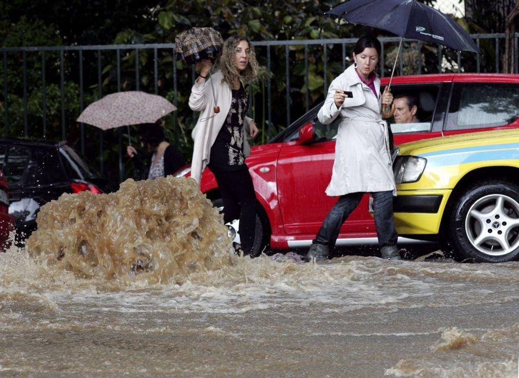 Madeira sob aviso amarelo devido à chuva a partir das 18:00 de hoje