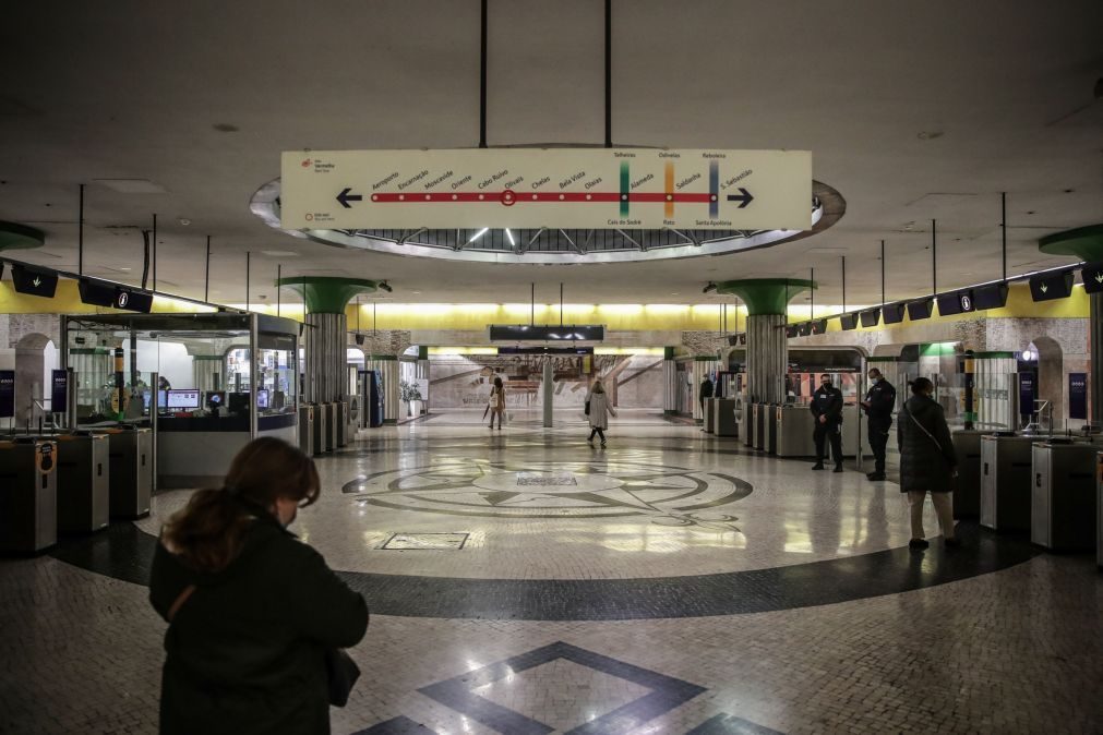 Trabalhadores do metro de Lisboa marcam greves parciais para 03 e 10 de dezembro