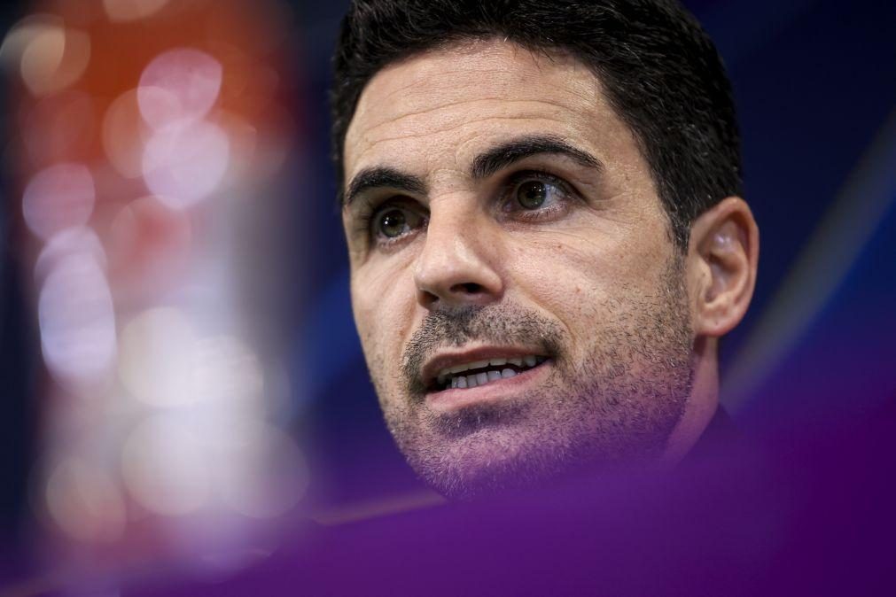 Arteta quer Arsenal ao melhor nível para não ser surpreendido pelo Sporting