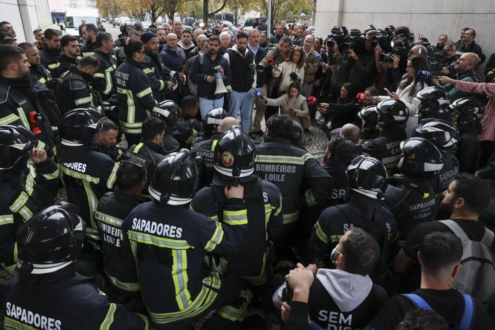 Bombeiros acusam Governo de usar manifestação para romper negociações