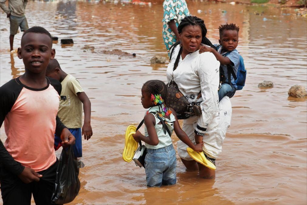 Chuvas em Angola provocam cinco mortos e três desaparecidos em 24 horas