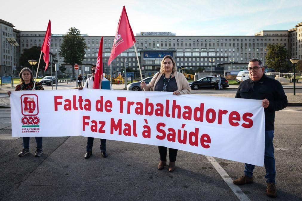 Greve dos trabalhadores da saúde fecha enfermarias e blocos em todo o país