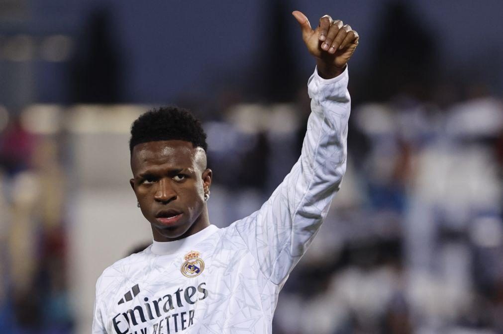 Vinícius Júnior regressa frente à Atalanta e Alaba só em 2025