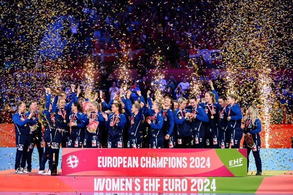 Noruega vence Dinamarca e conquista 10.º título europeu feminino de andebol