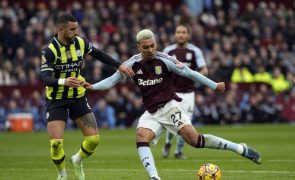 Aston Villa vence e acentua pesadelo do tetracampeão Manchester City