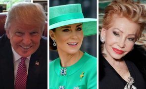 Famosos - Saiba o que uniu em 2024 Donald Trump, Kate Middleton e Betty Grafstein