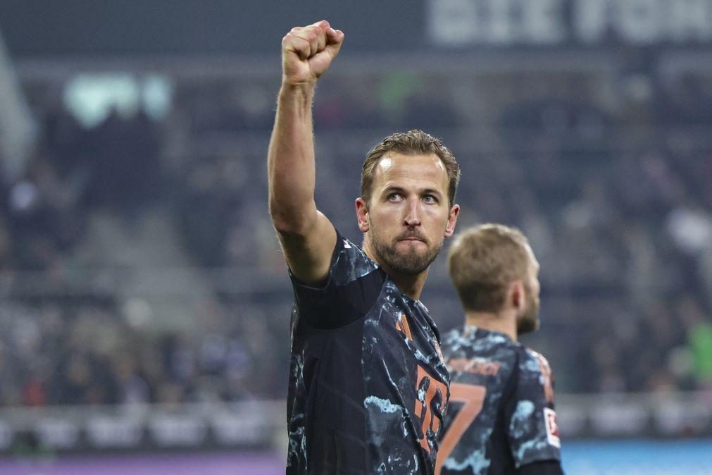 Harry Kane dá vitória ao Bayern Munique em casa do Borussia Mönchengladbach