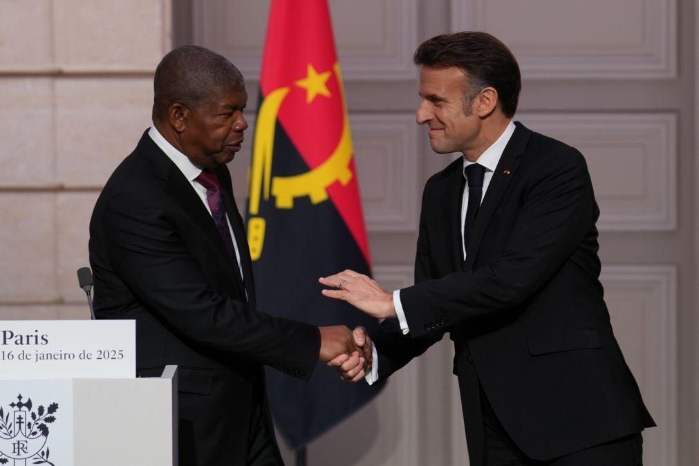 França e Angola assinam contratos de cooperação e investimento no valor de 430 ME