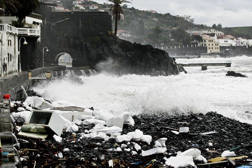 Capitania do Funchal prolonga novamente avisos de vento e agitação marítima fortes