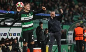 Equipa do Sporting está 