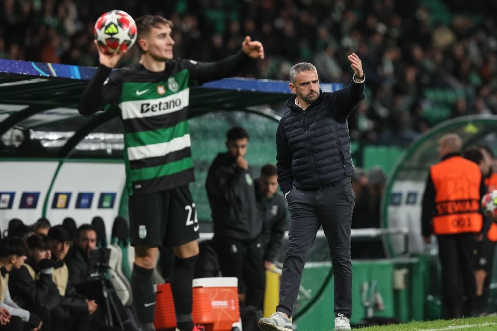 Equipa do Sporting está 