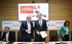 Lucros consolidados do Santander Totta caem 3,9% para 990 ME em 2024