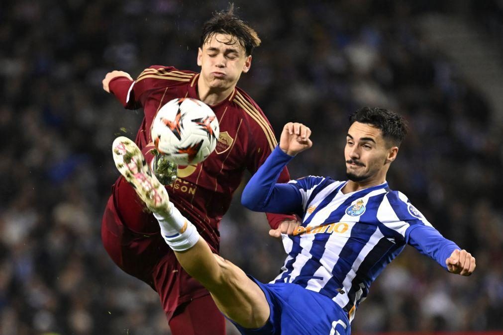 FC Porto e Roma 'anulam-se' na luta pelos oitavos com empate 1-1 no Dragão