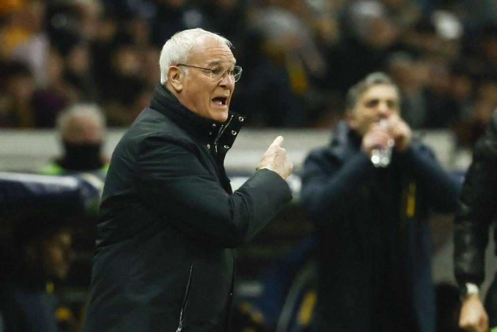 LE: Treinador Claudio Ranieri divide favoritismo entre Roma e FC Porto