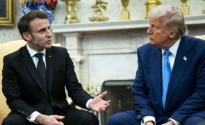 Macron reitera a Trump que Europa está pronta para reforçar a sua defesa