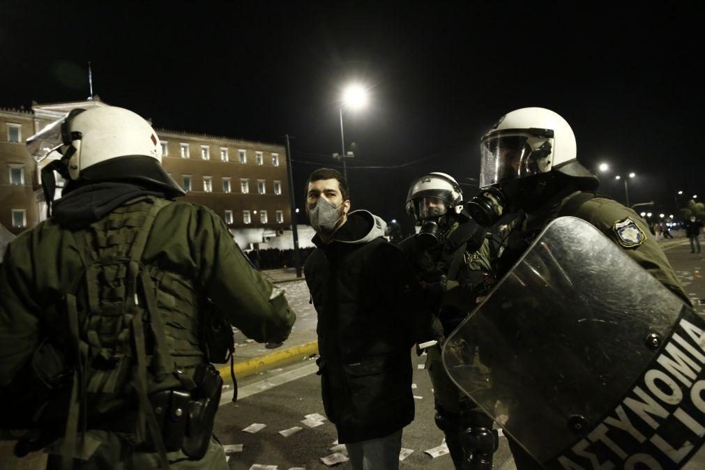 Polícia grega fez 90 detenções durante as últimos protestos contra o Governo