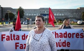 Adesão à greve dos técnicos auxiliares de saúde entre os 80% e 90%