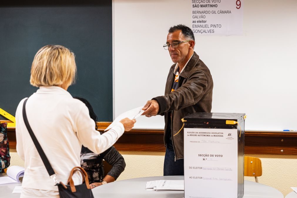 Eleições na Madeira com afluência às urnas de 22,10% até ao meio-dia