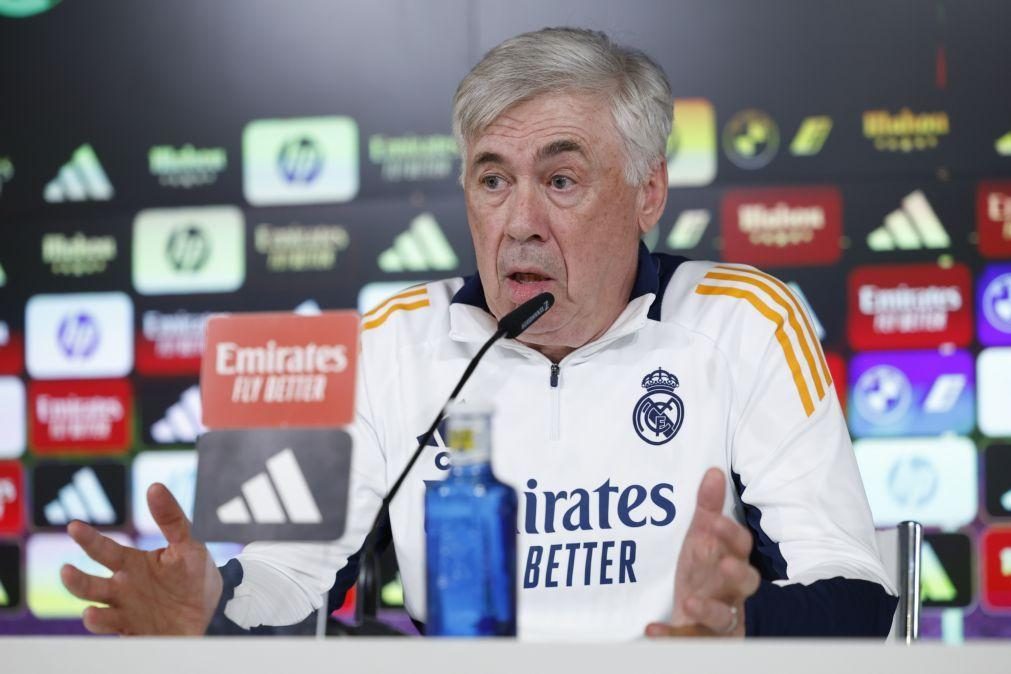 Ancelotti diz que não pensou cometer fraude fiscal e lembra caso de José Mourinho