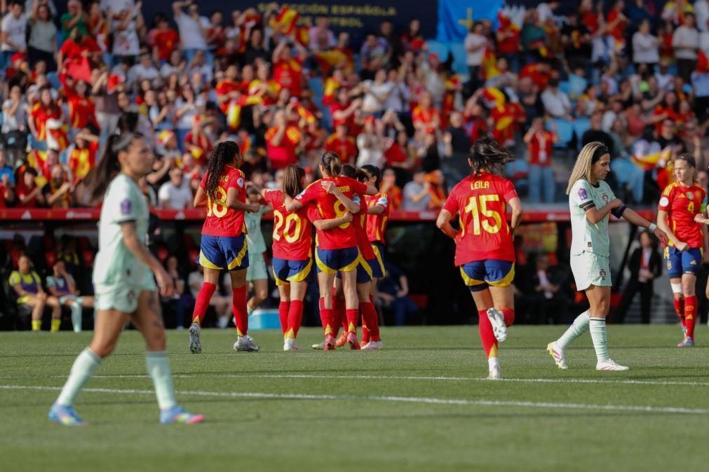 Portugal goleado por 7-1 pela campeã mundial Espanha na Liga das Nações feminina