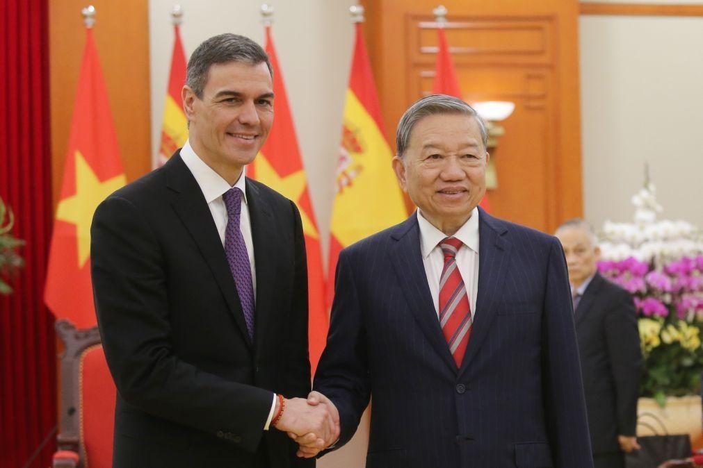 Sánchez defende abertura da Europa ao sudeste asiático