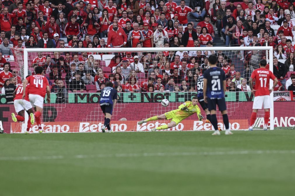 Benfica perde liderança da I Liga com empate caseiro com o Arouca