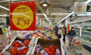 Inflação homóloga em França mantém-se em 0,8% em março