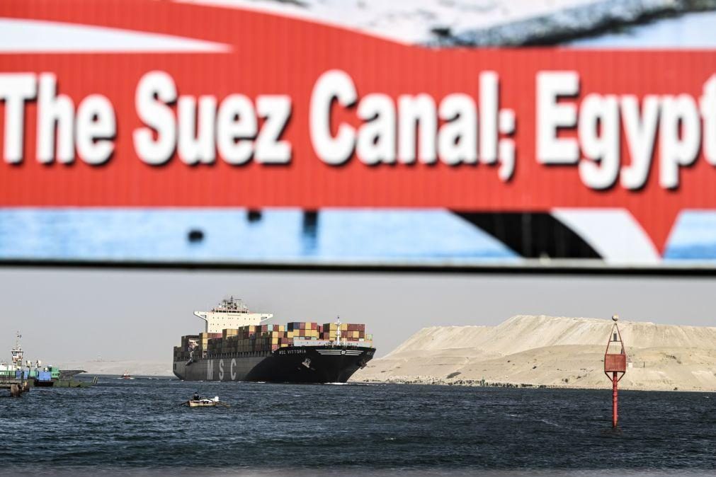 Egito declara mar Vermelho seguro e insta a circulação pelo Canal do Suez