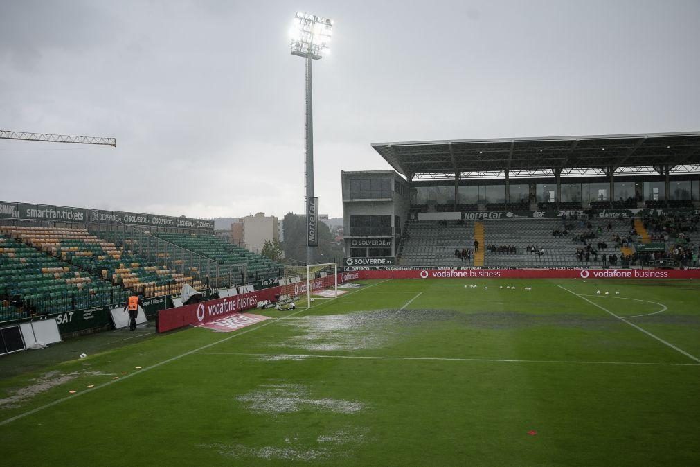 Jogo entre Rio Ave e Estrela da Amadora adiado devido ao mau tempo